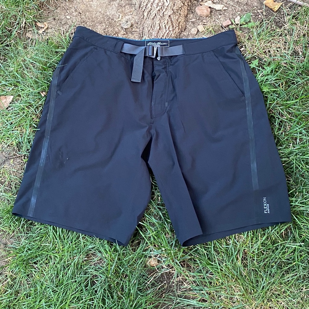 Eddie Bauer Flexion Amphib Shorts 35 Black